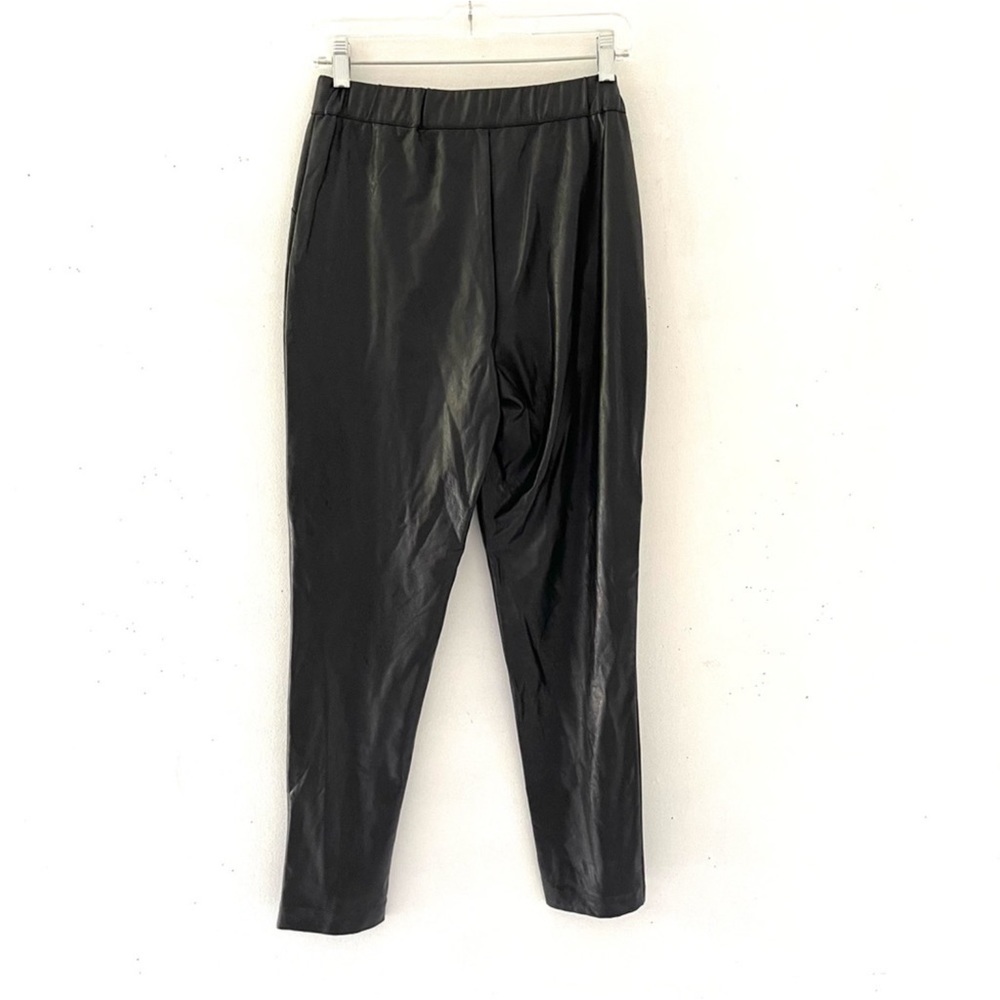 Lulu’s Black Faux Leather Pant Size Medium M - Picture 7 of 8